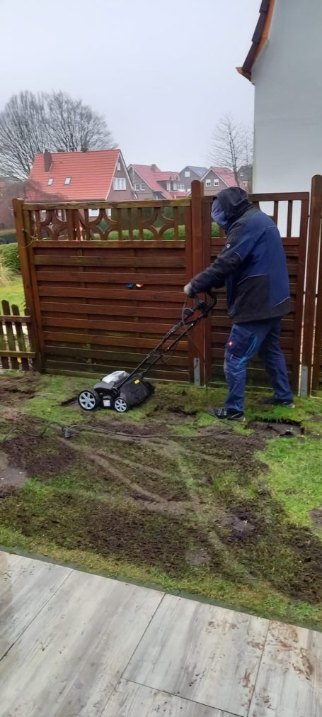 Jürgen bei der Arbeit